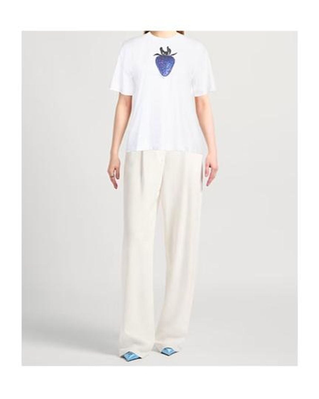 Burberry White T-Shirts