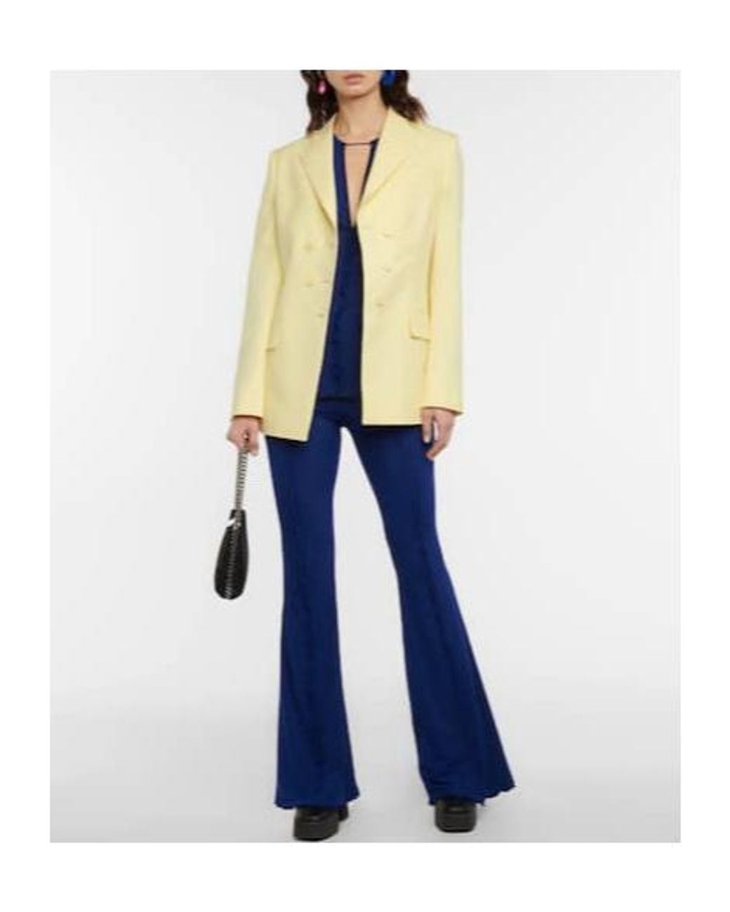 Stella McCartney Yellow Wool Blazer