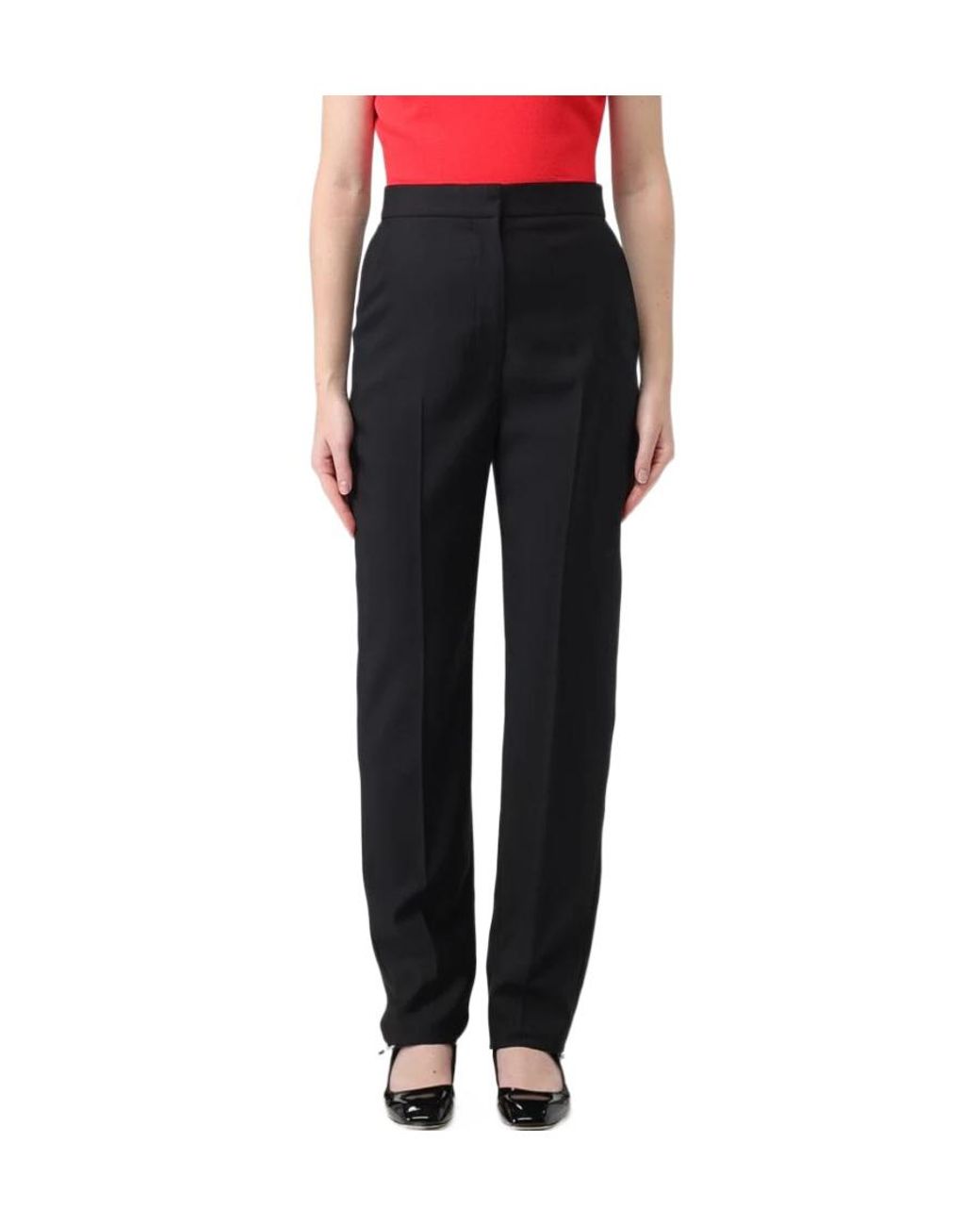 McQueen Black Tailored Trousers
