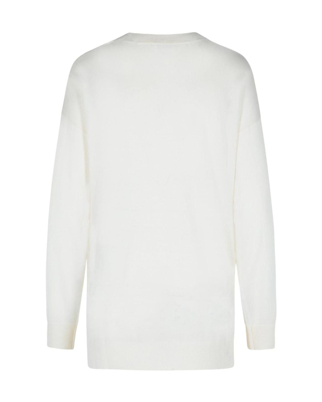 P.A.R.O.S.H. White P.A.R.O..H. Crewneck Knitted Jumper