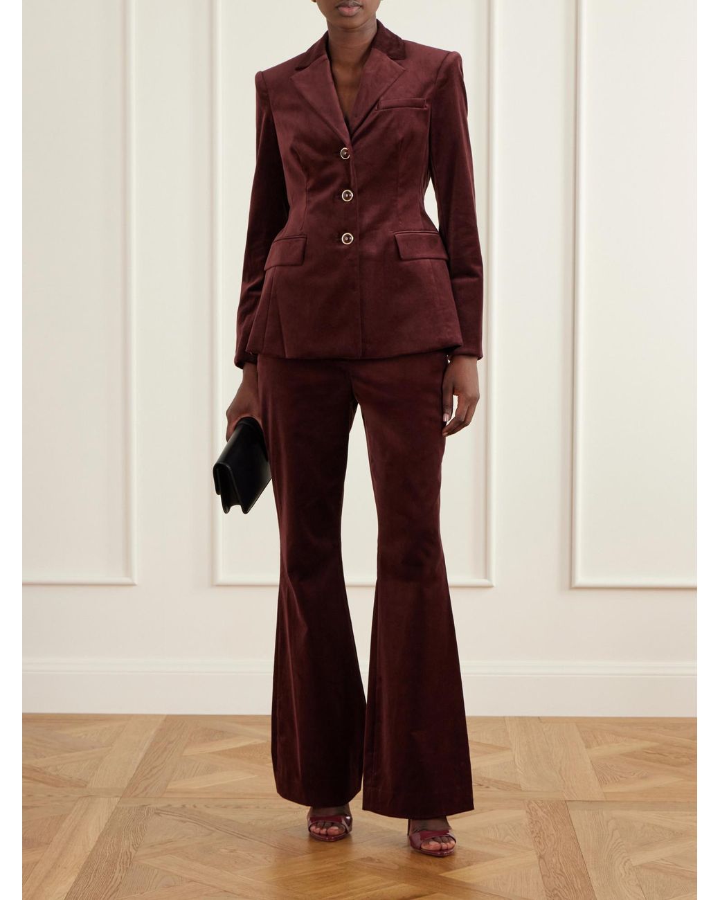 Veronica Beard Purple Raelynn Textured Jacket