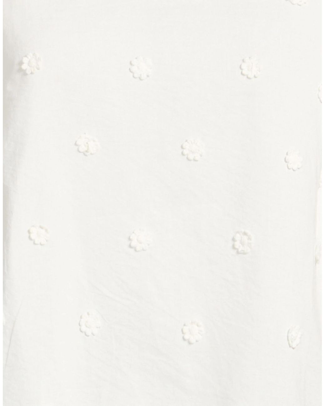 Farm Rio White Solid Color Tops