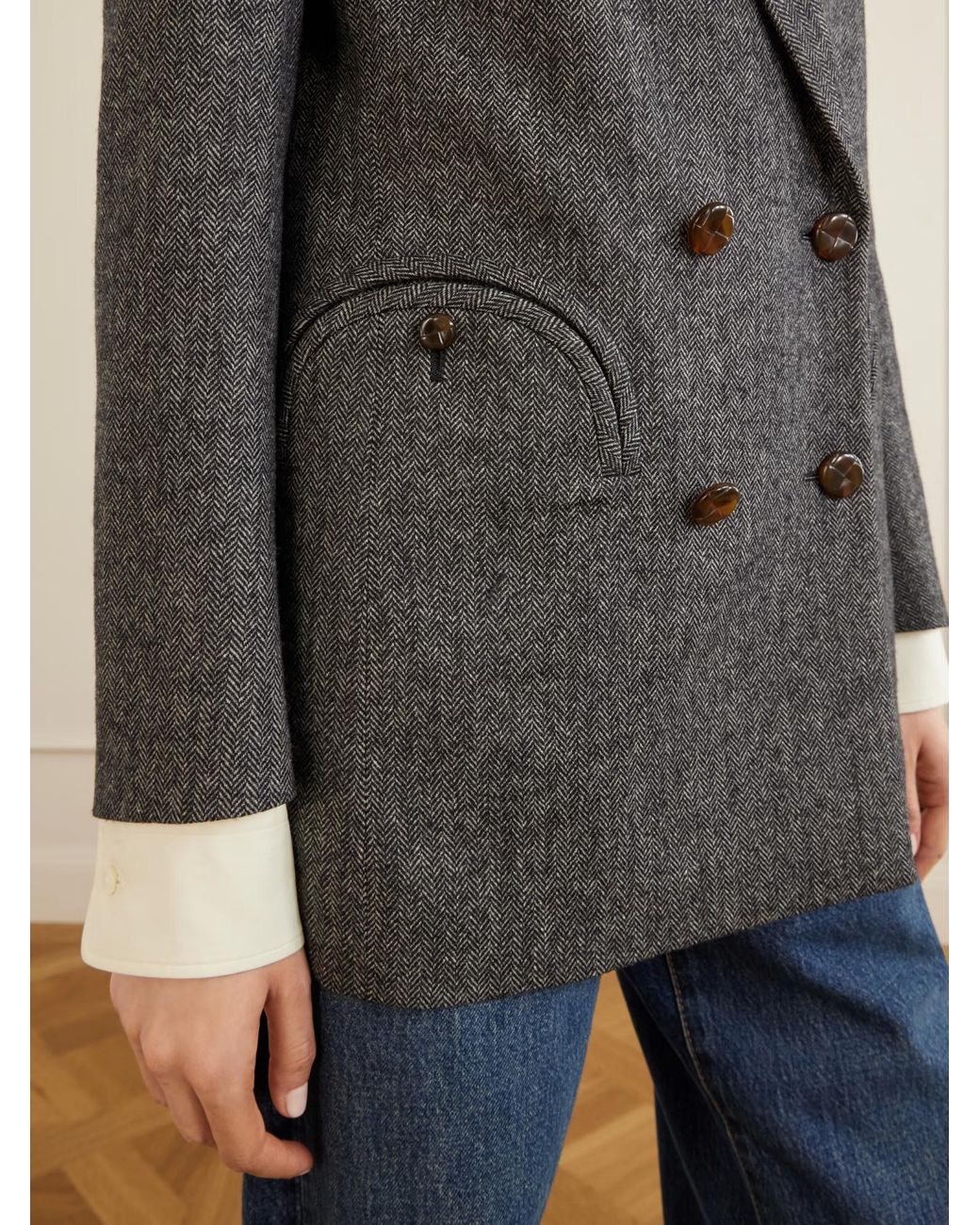 Blazé Milano Black Everyday Double-Breasted Suit Jacket