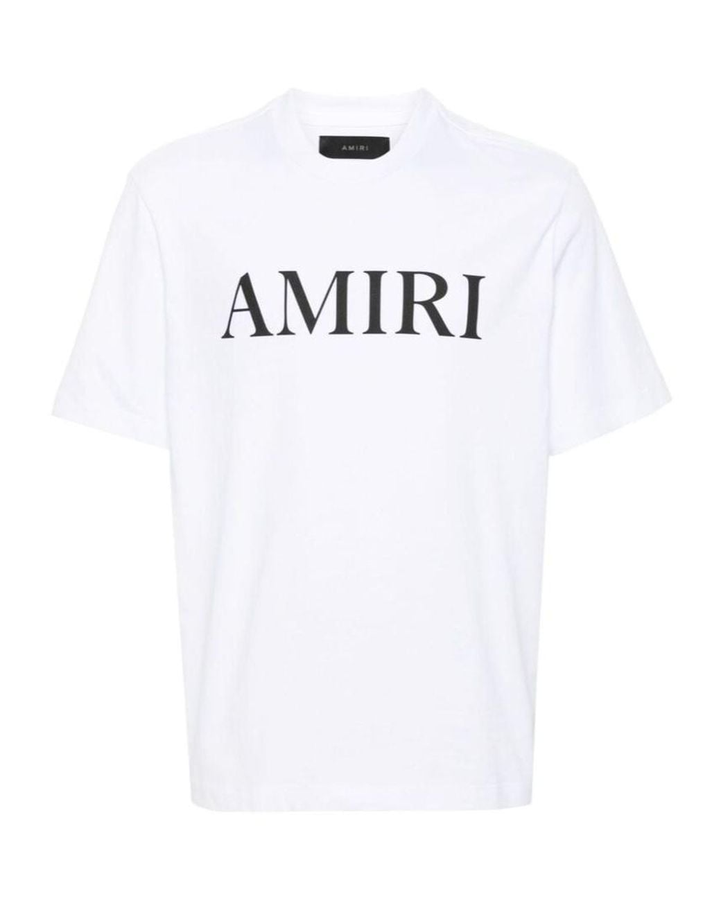 Amiri White Logo-Print T-Shirt for men