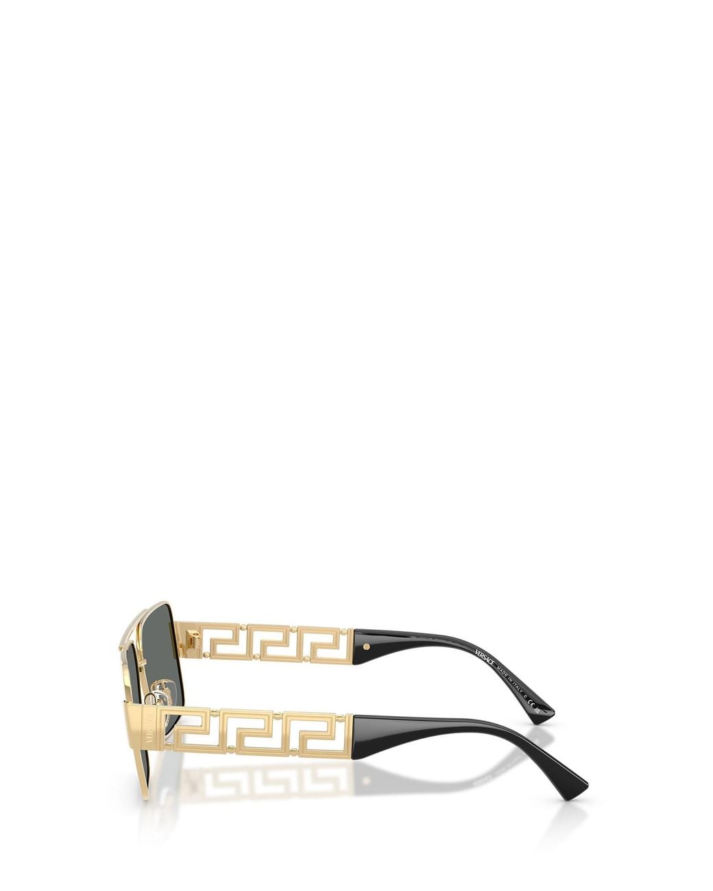 Versace Metallic Eyewear Rectangle Frame Sunglasses for men