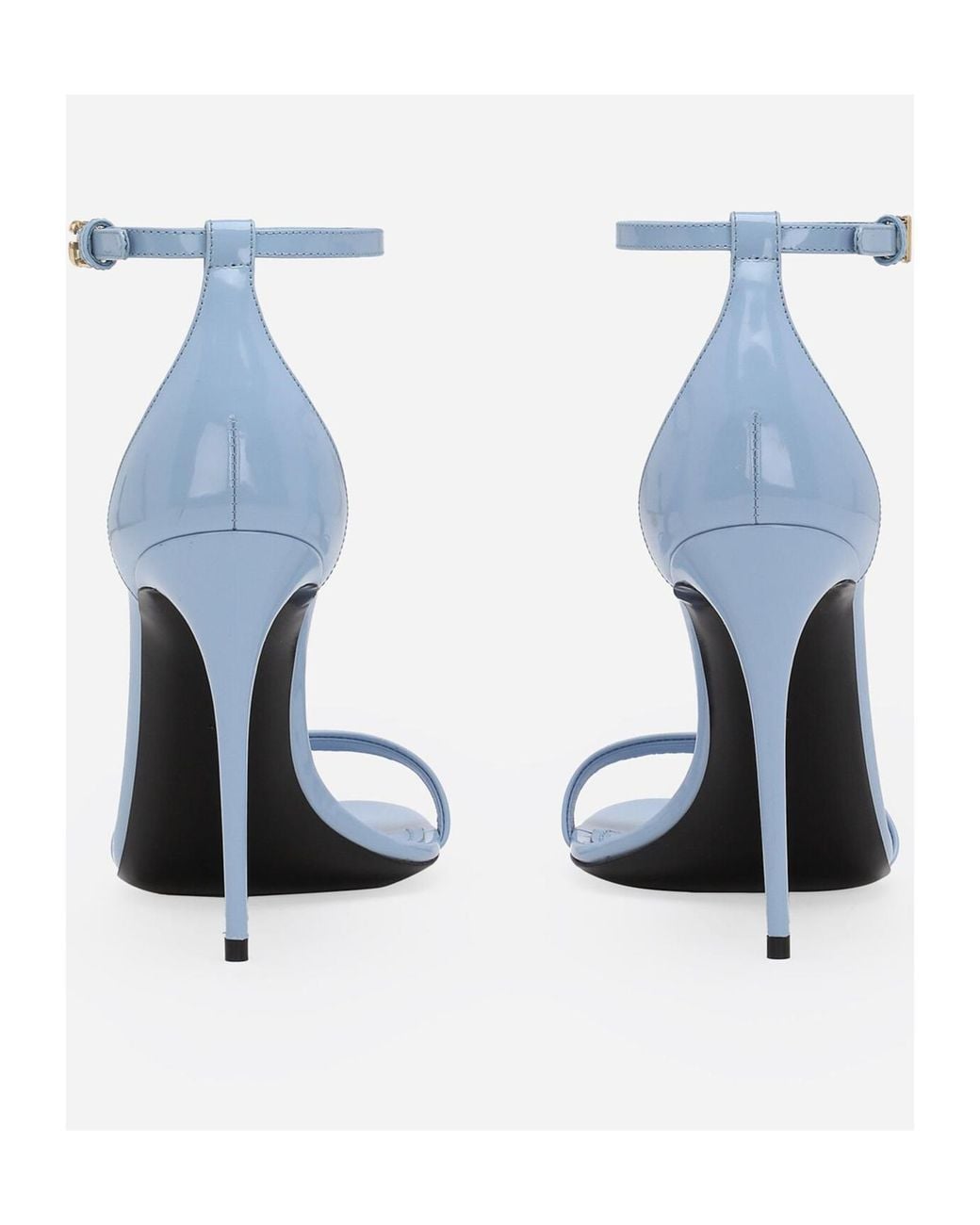 Dolce & Gabbana Blue High-Heeled Sandals