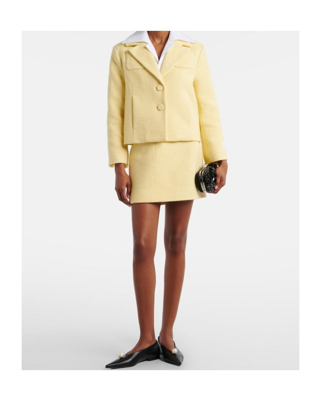 Patou Natural Cotton Miniskirt
