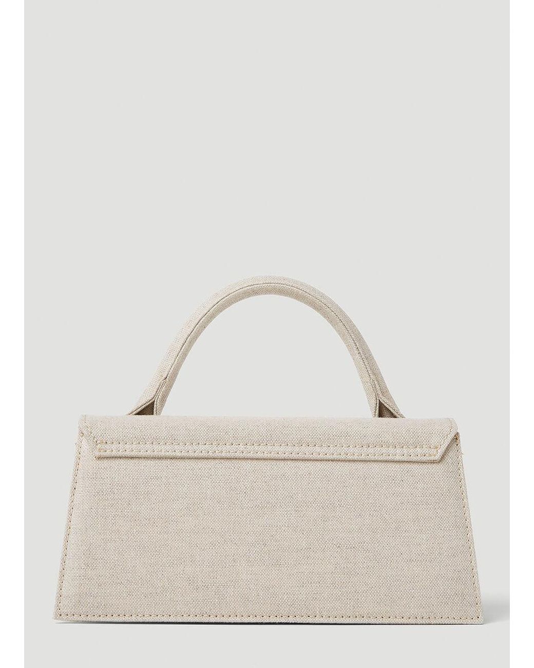 Jacquemus Natural Le Chiquito Long Signature Handbag
