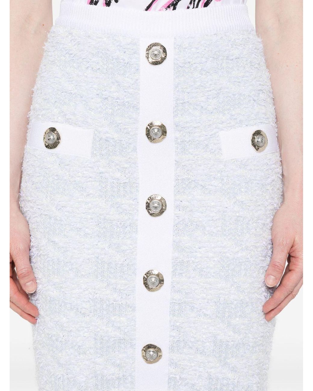 Balmain White Skirts