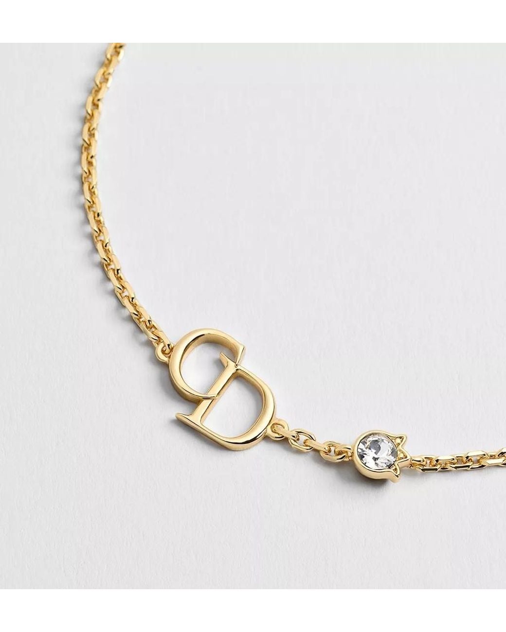 Dior Metallic Cd Mini Lily Bracelet