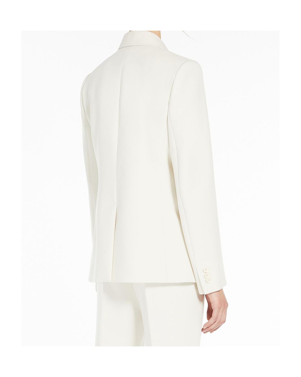 Weekend by Maxmara White Single-Breasted Blazer
