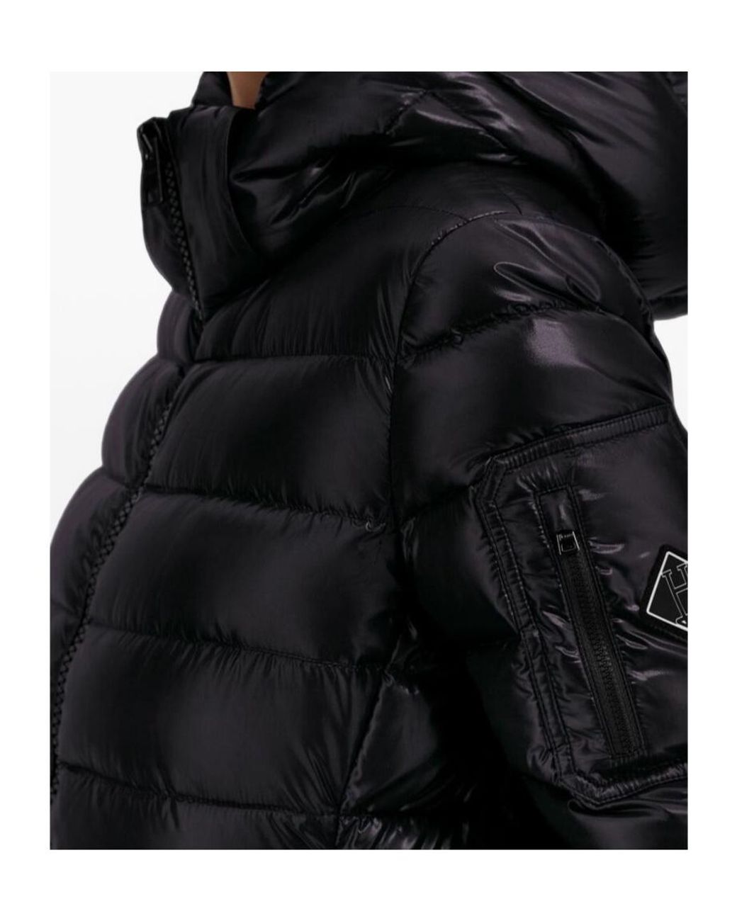Herno Black Long-Sleeved Down Jacket