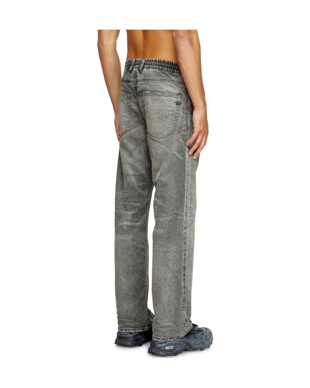 DIESEL Gray 2080 D-Reel-Jogg Jeans for men