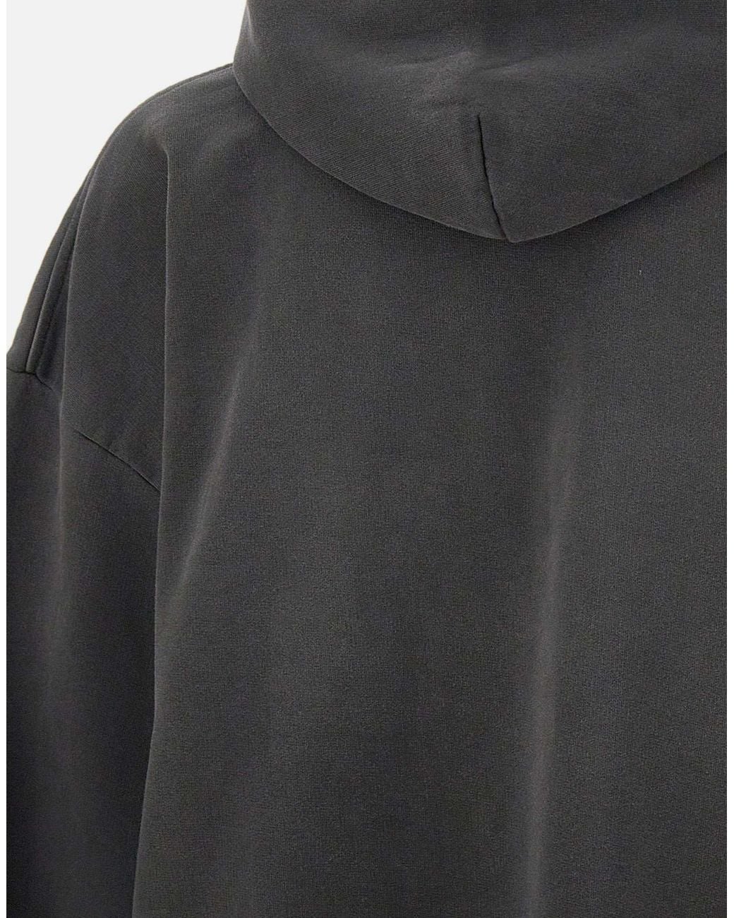 Represent Gray Studded Logo Hoodie for men