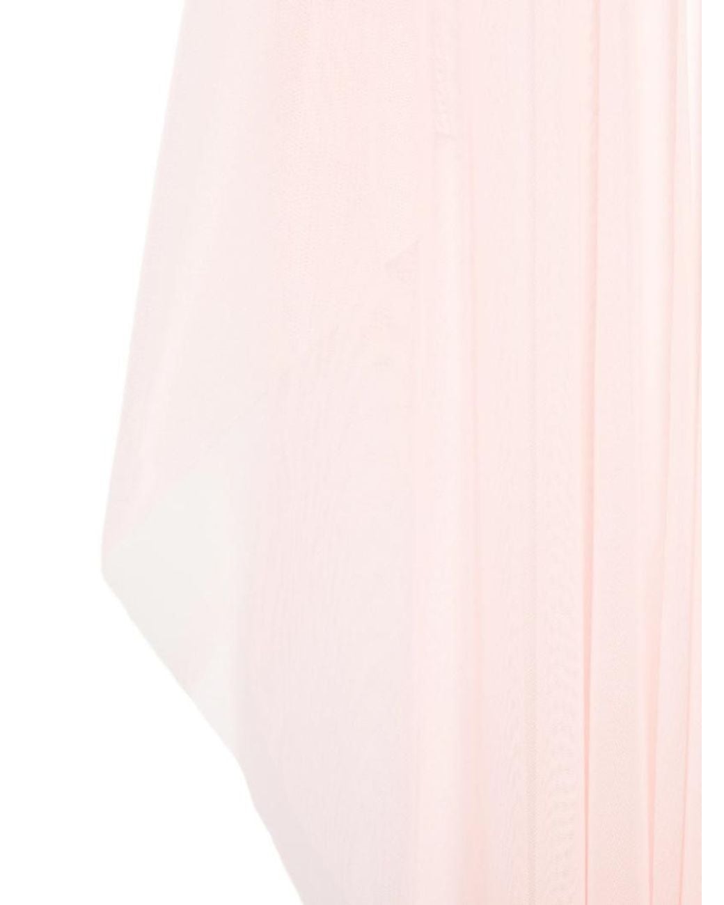 Norma Kamali Pink Draped Scarf