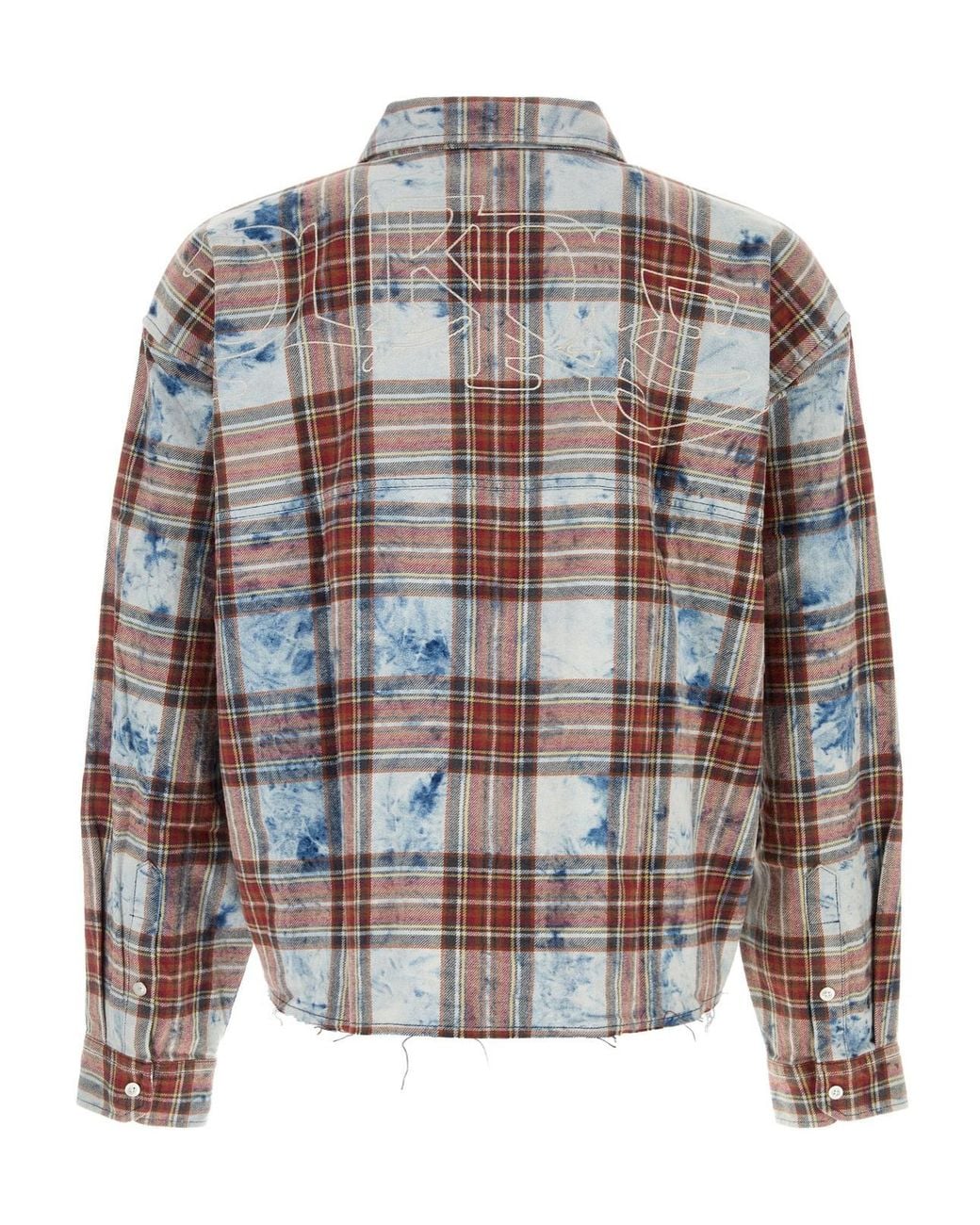 Purple Brand Multicolor Check Print Shirt for men