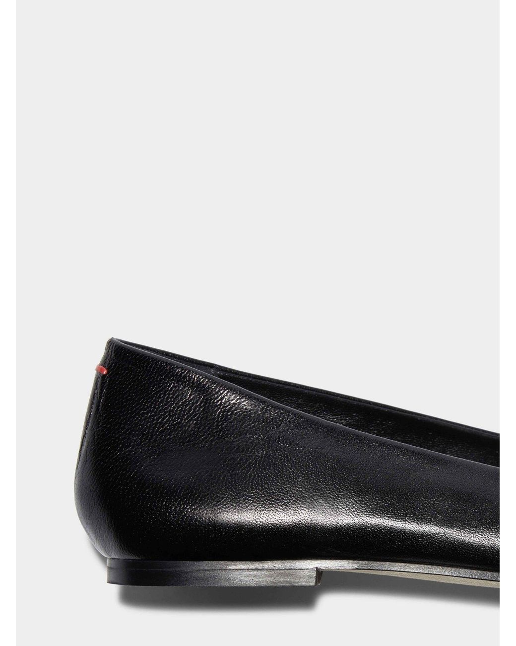 Aeyde Black Cassy Pointed-Toe Ballet Flats