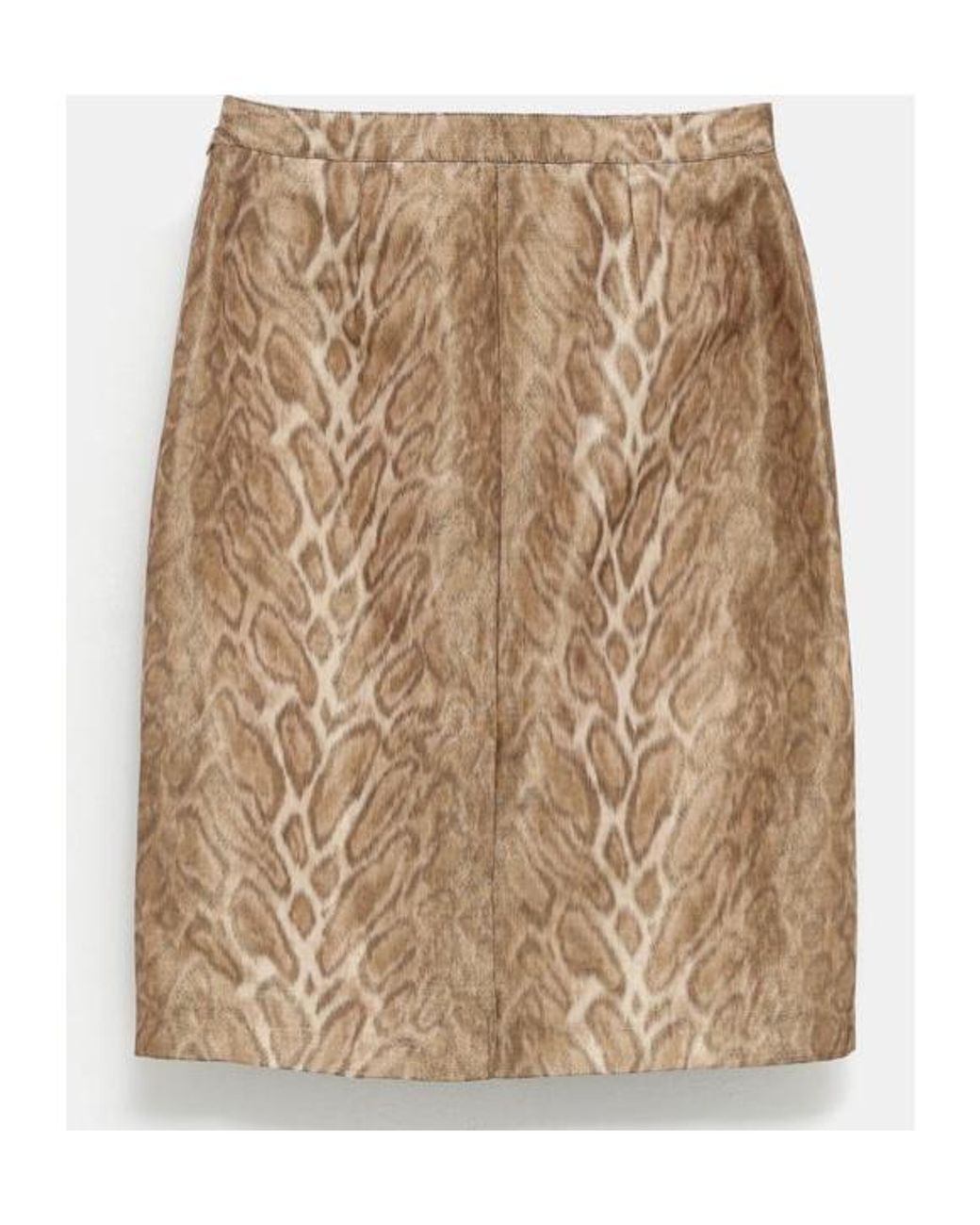 Céline Natural Pencil Skirt