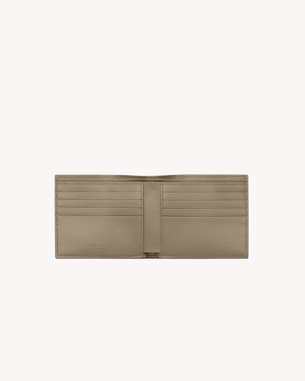 Saint Laurent Natural Paris East/West Wallet for men
