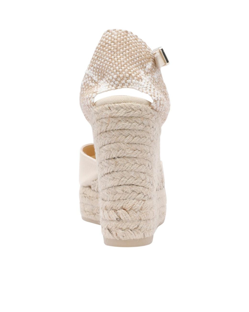 Castaner Metallic Castañer Carol Buckeld Wedge-Heel Espadrilles
