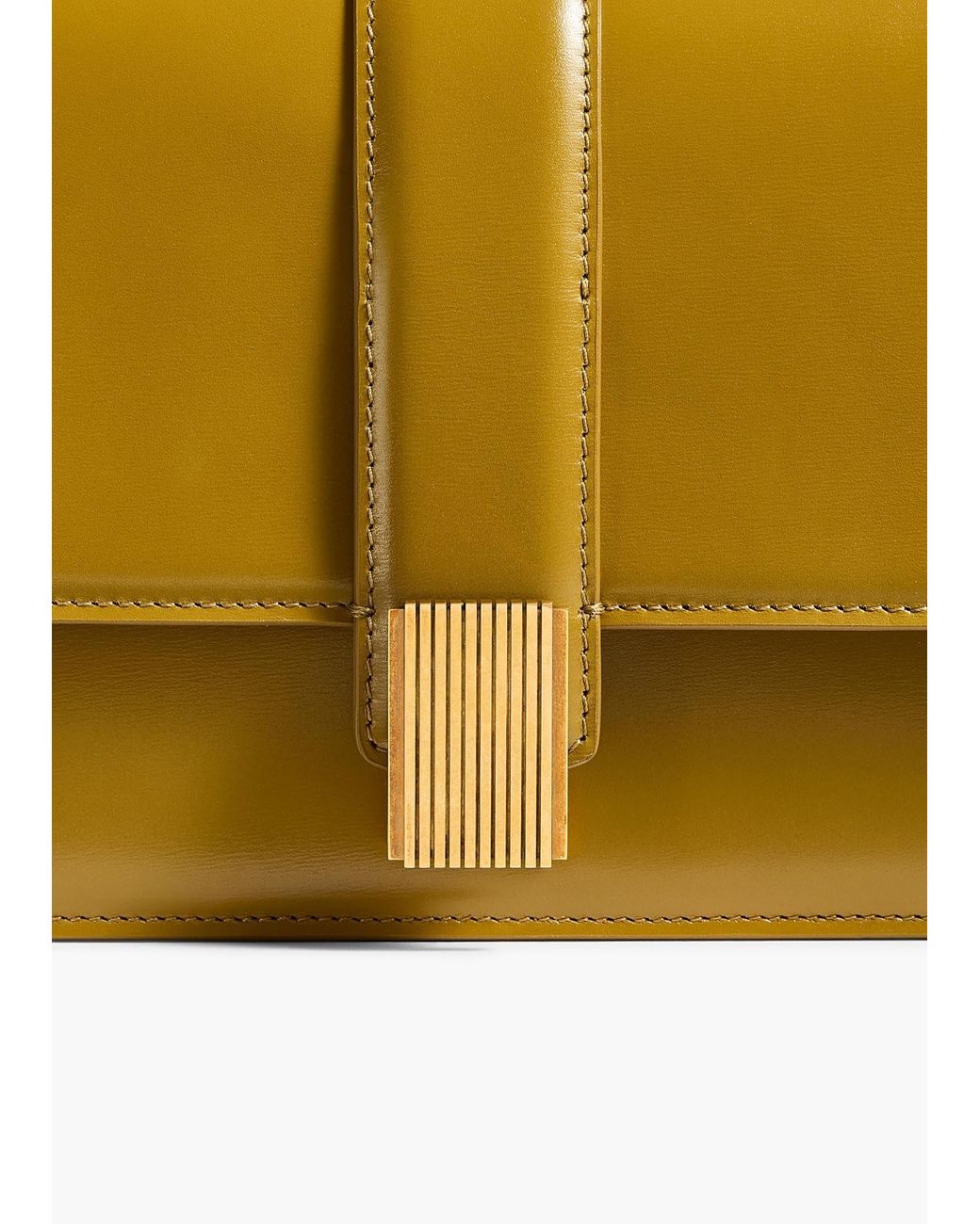 Khaite Yellow Blake Top-Handle Bag