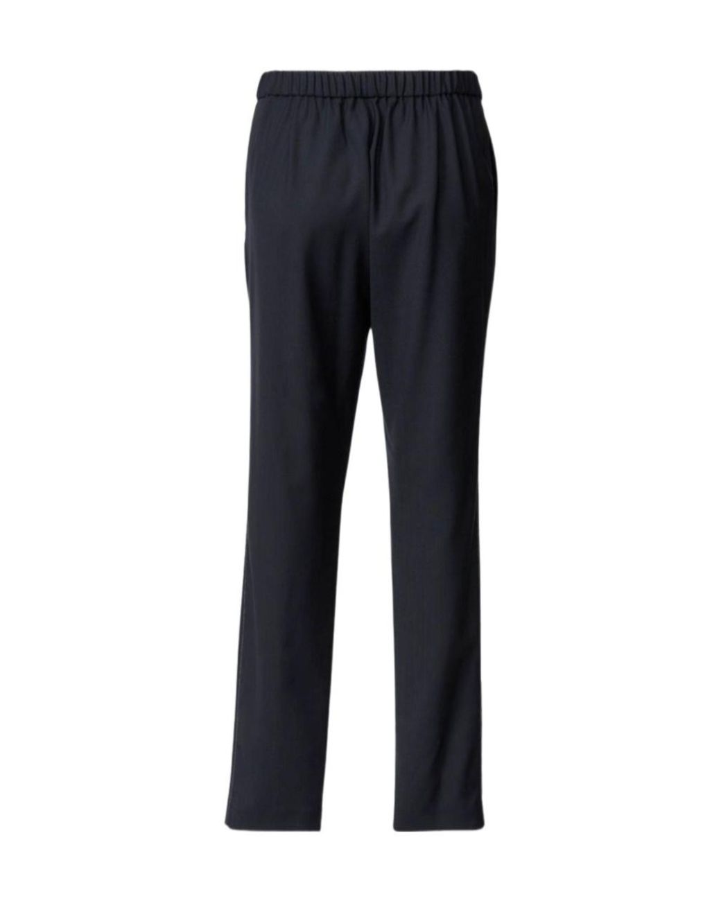 Fabiana Filippi Blue Pleated Tapered Drawstring Trousers