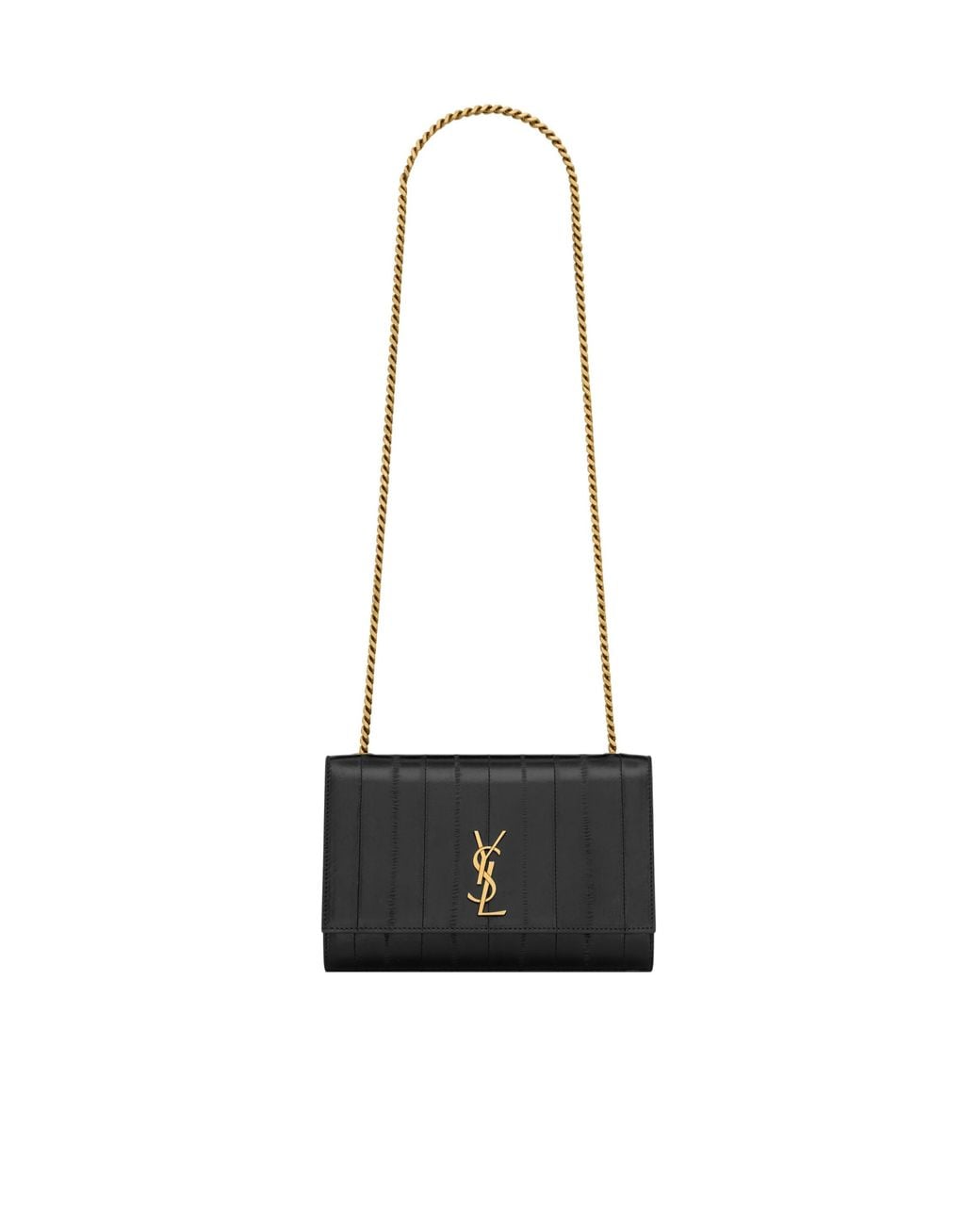 Saint Laurent White Flap Shoulder Bag