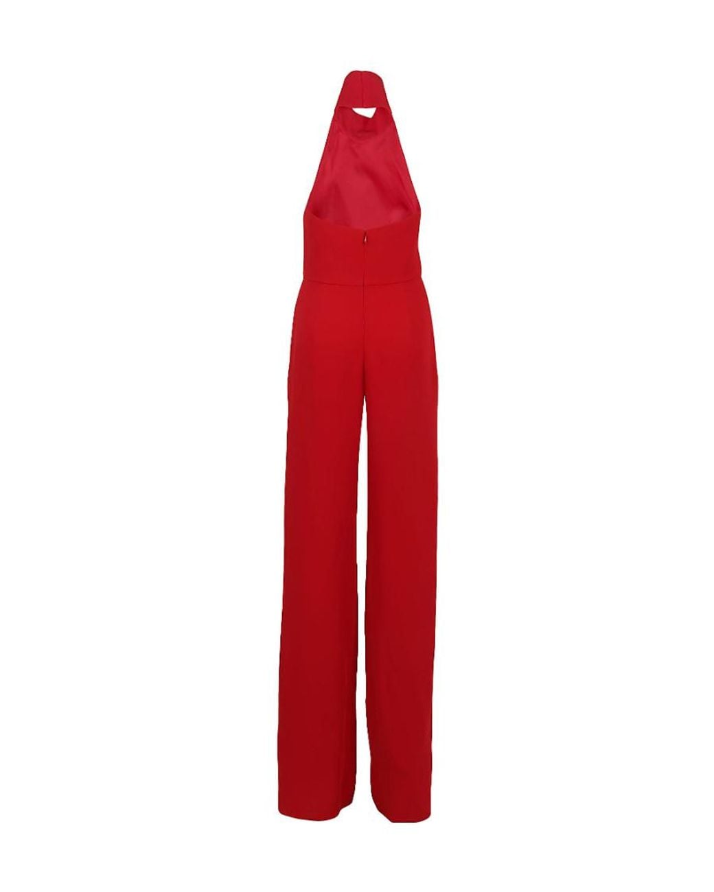 Valentino Red Halterneck Wide-Leg Jumpsuit