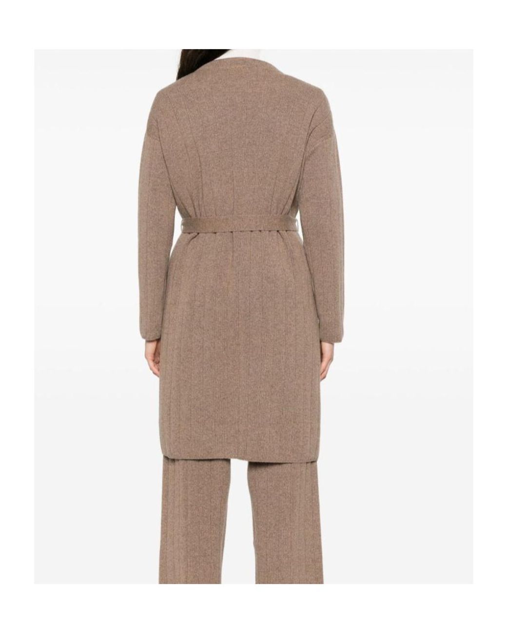 Max Mara Brown Giusto Long Cardigan