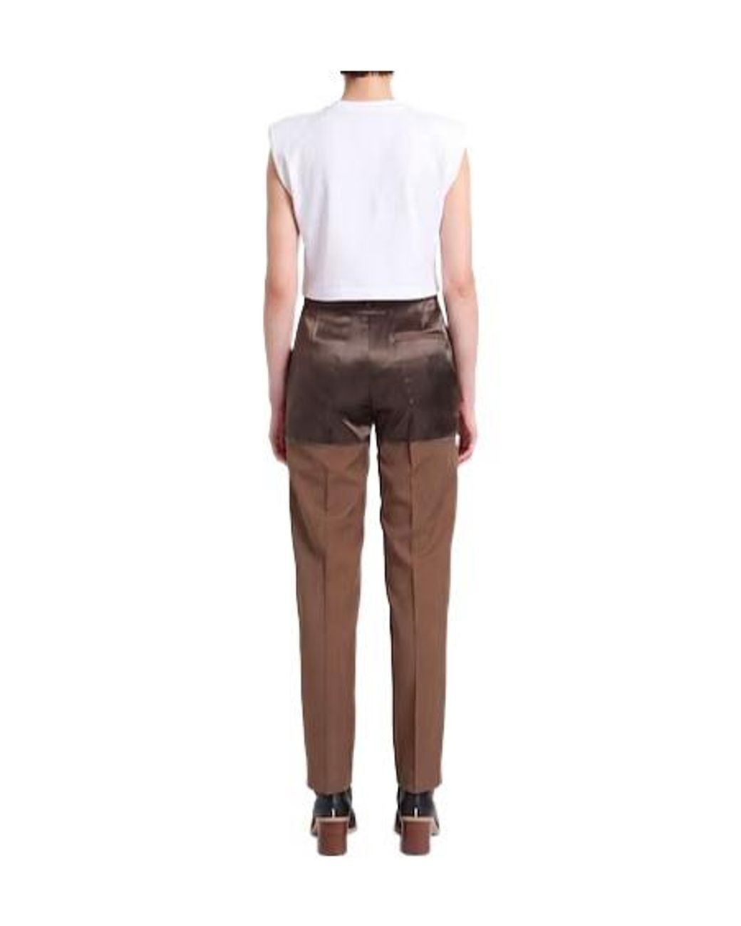 MM6 by Maison Margiela Gray Straightleg Tailored Trousers