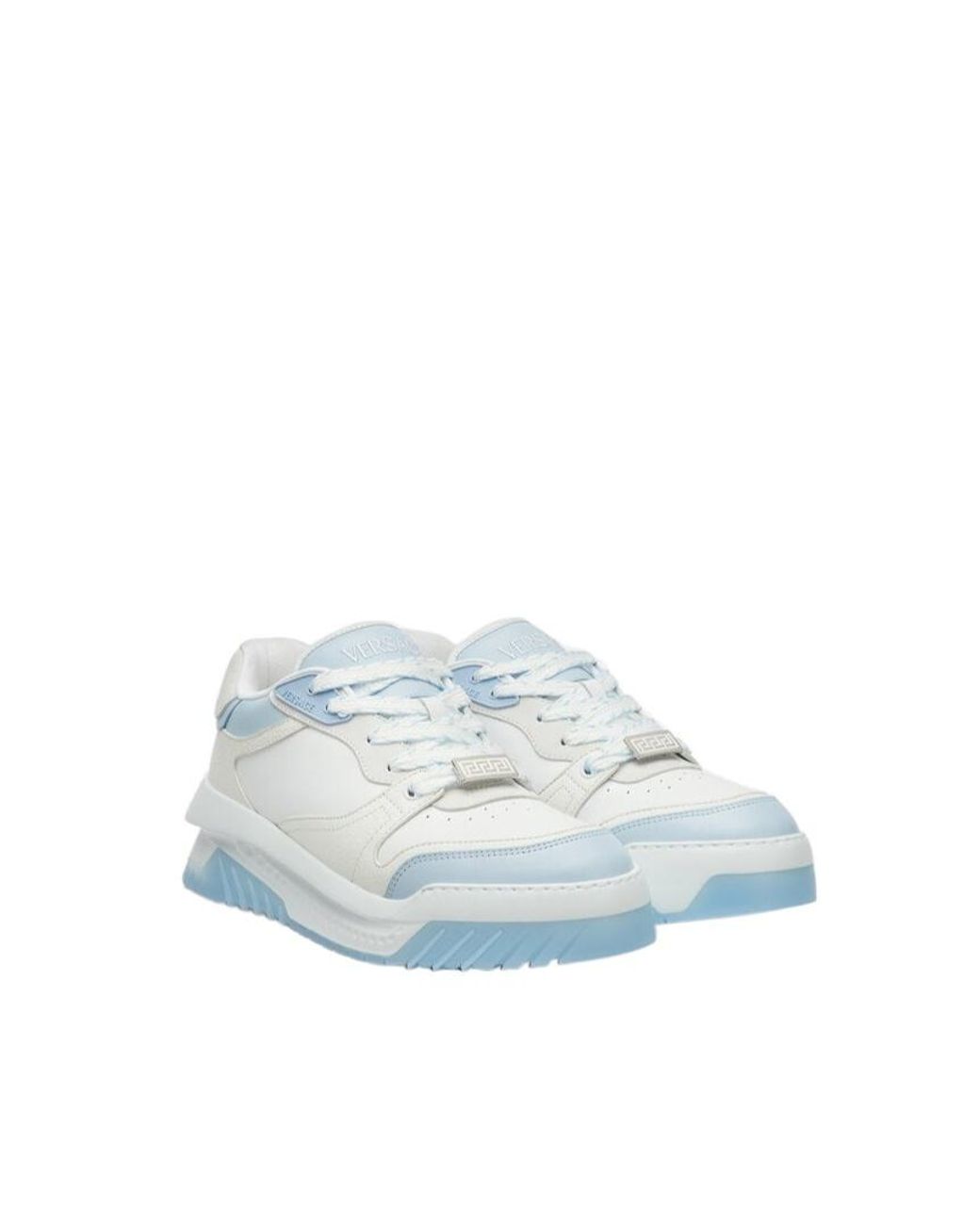Versace Blue Odissea Lace-Up Sneakers for men