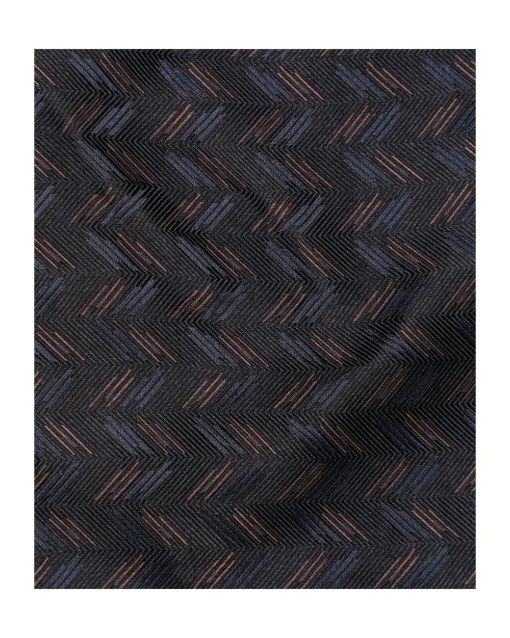 Brioni Gray Printed Pocket Square for men