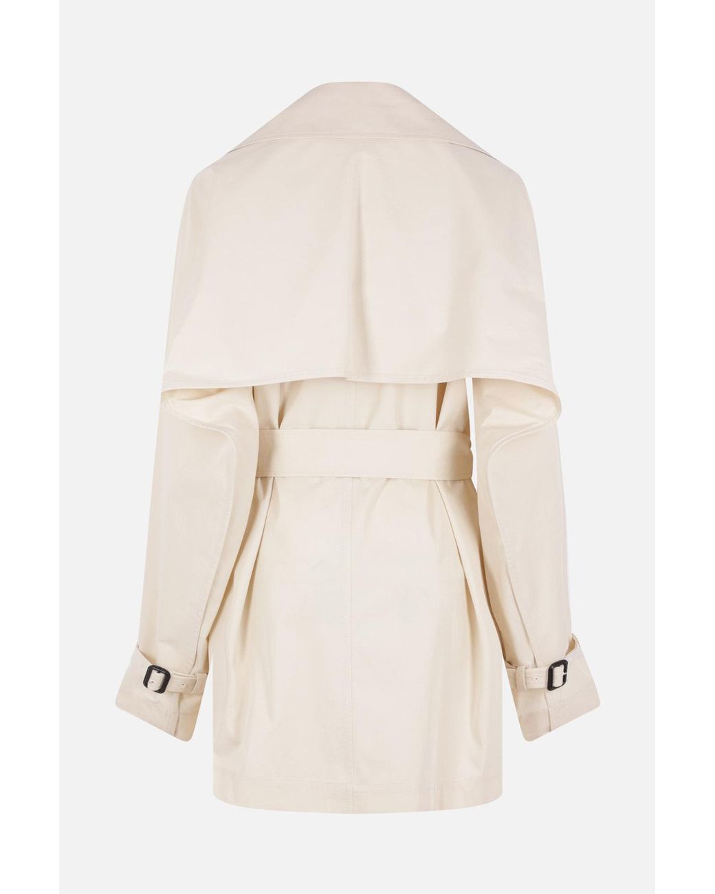 Totême  Natural Totême Double-Breasted Belted Jacket