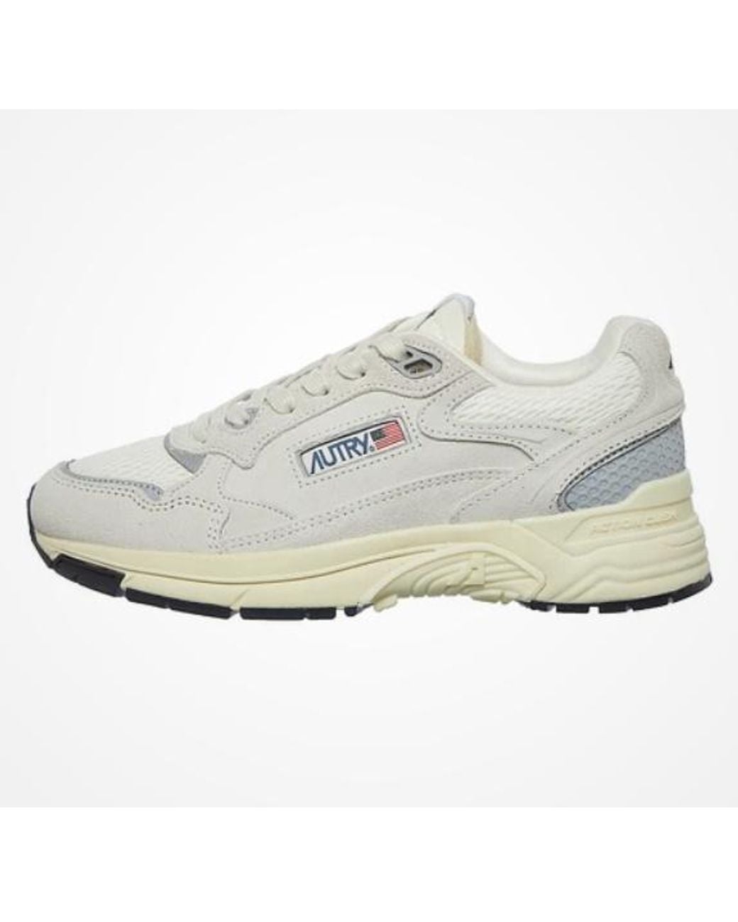Autry White Hyperway Low-Top Sneakers
