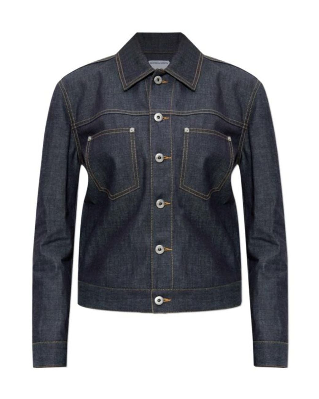 Bottega Veneta Blue Denim Jackets