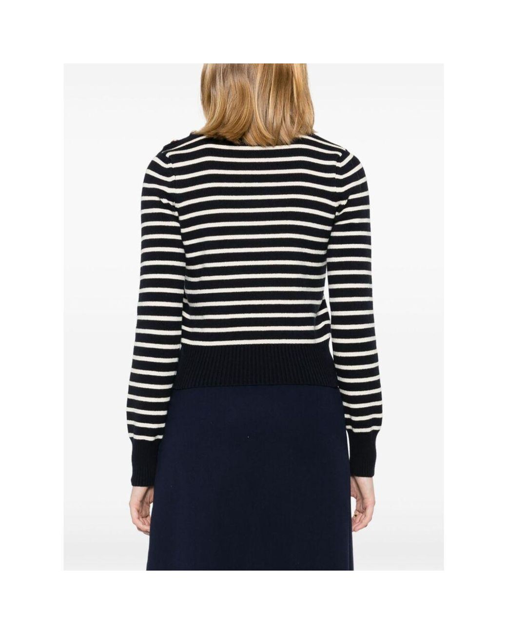 AMI Black Round-Neck Knitwear