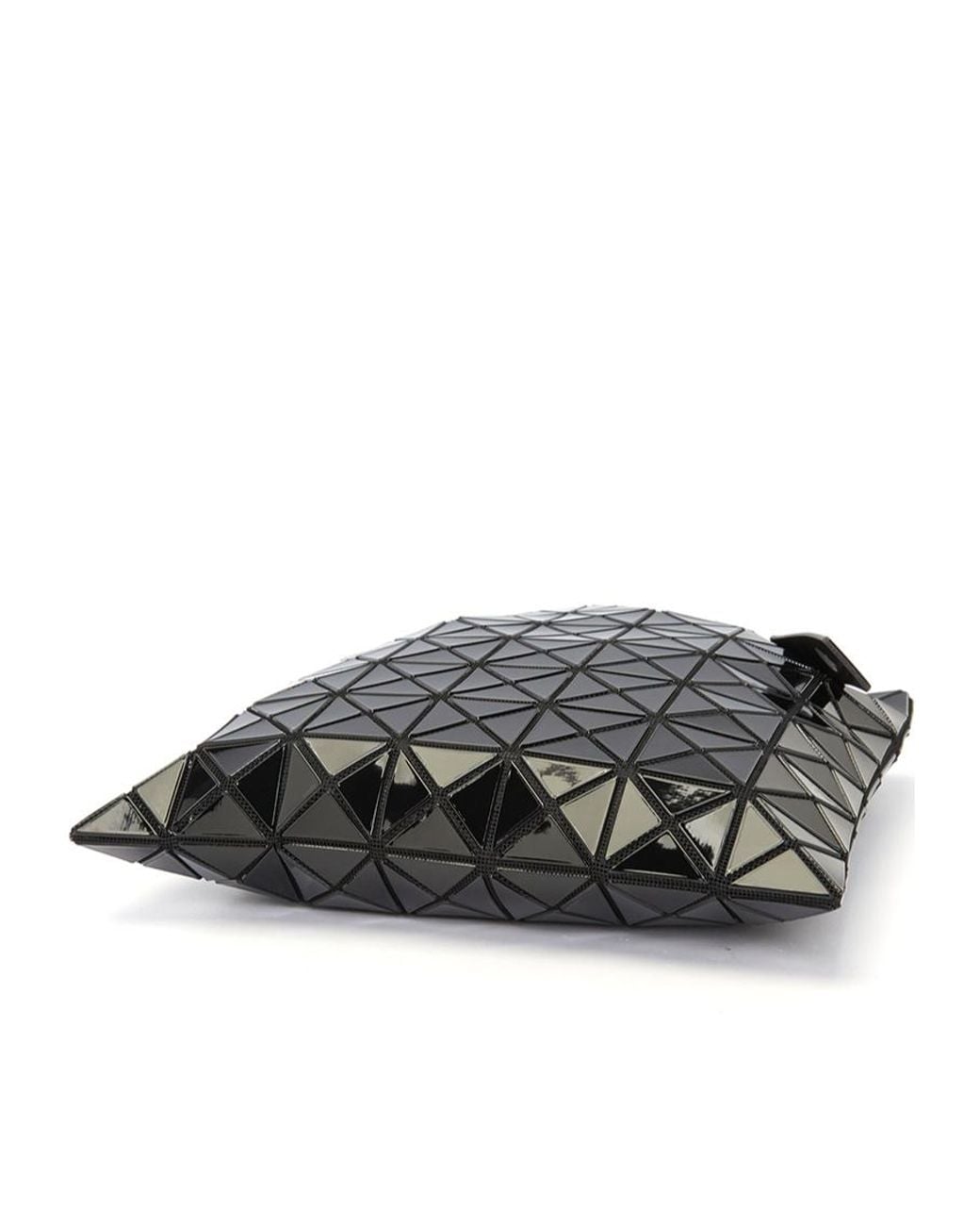 Issey Miyake Black Prism Geometric Pattern Handbag