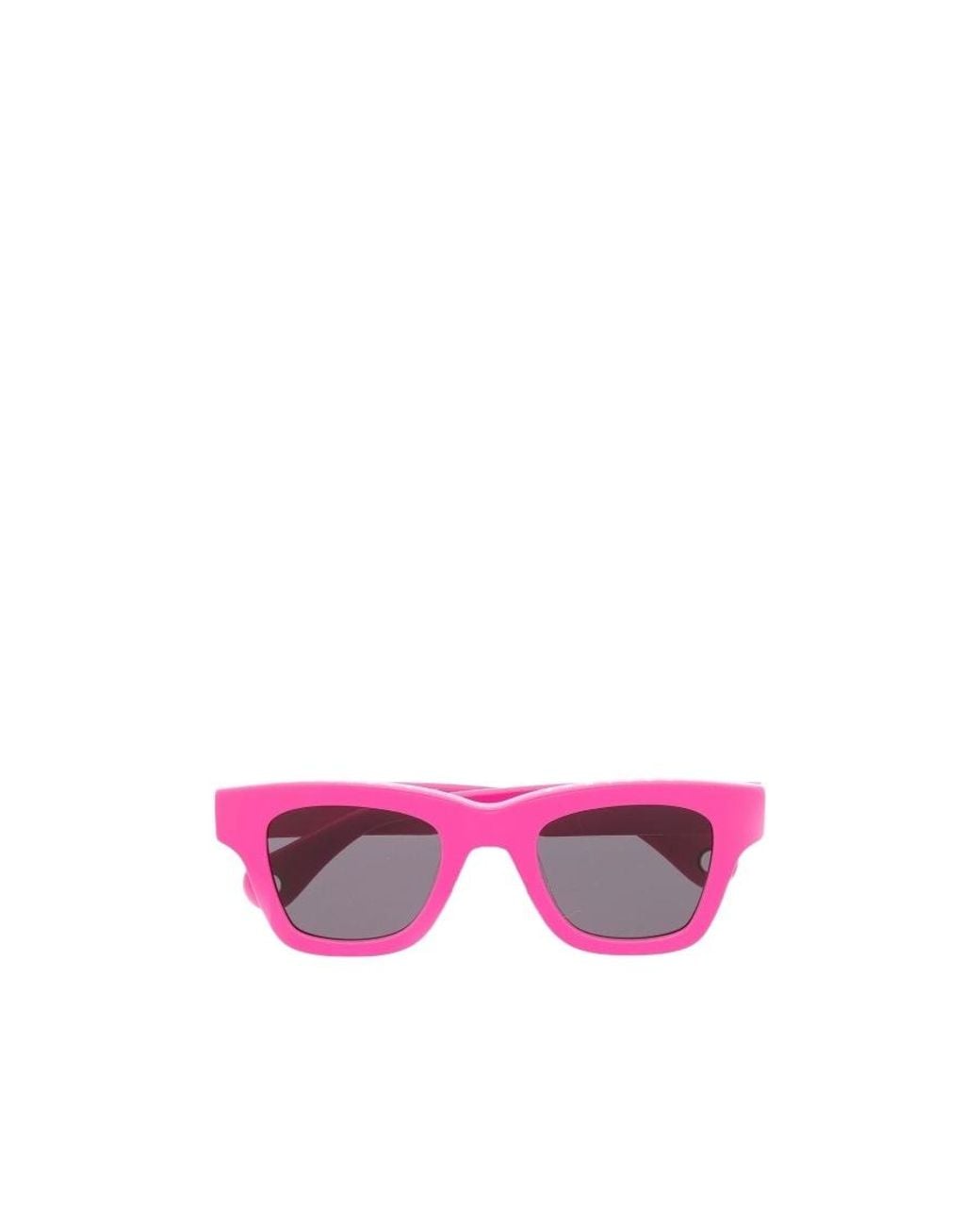 Jacquemus Pink Square-Frame Sunglasses