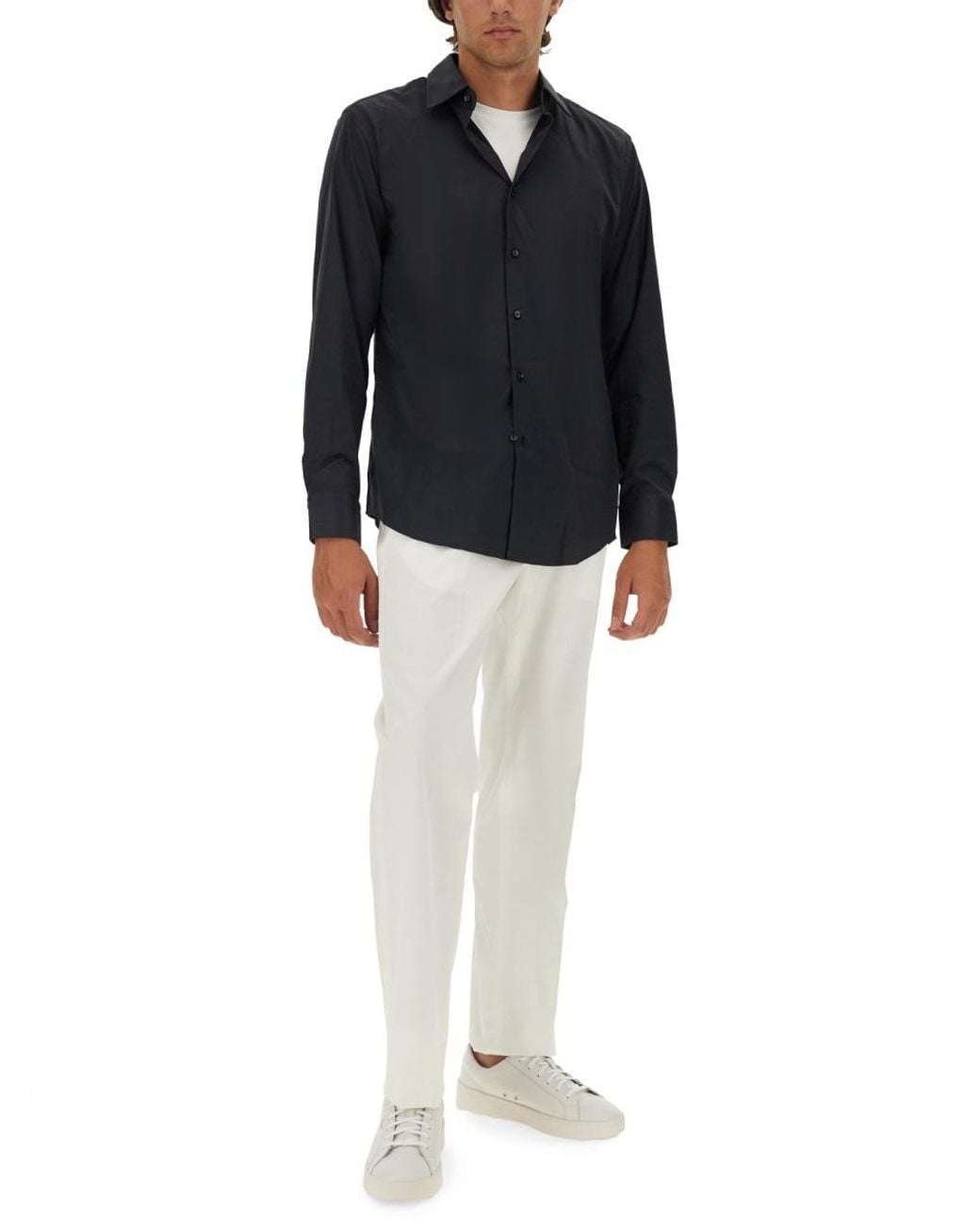 Boss Black Boss Performance-Stretch Twill Slim-Fit Shirt for men