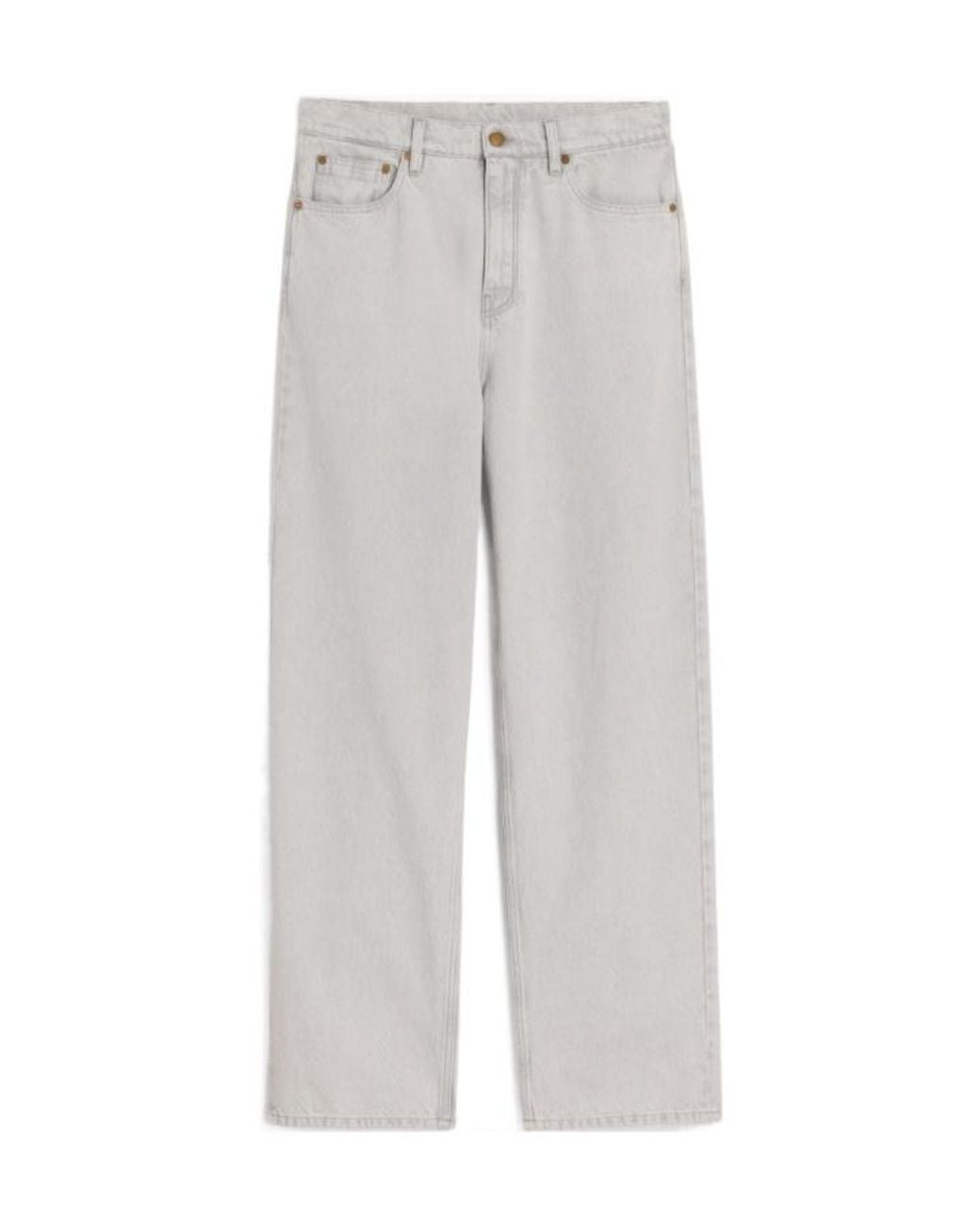 Jil Sander Gray Straight-Leg Jeans for men