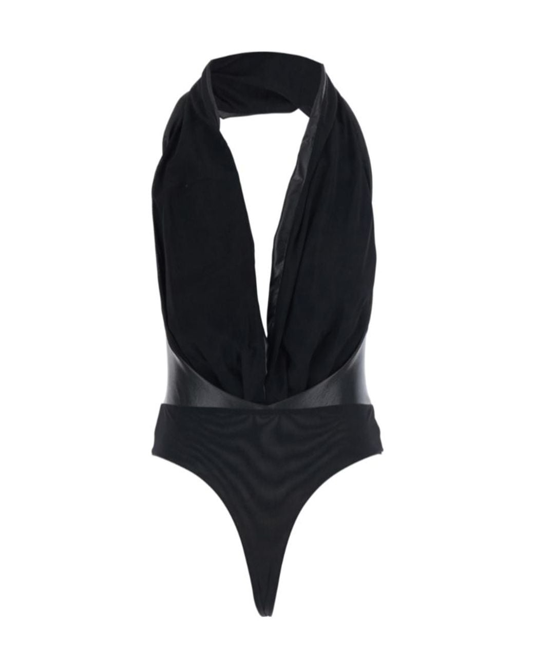 ANDAMANE Blue Sendaya V-Neck Bodysuit