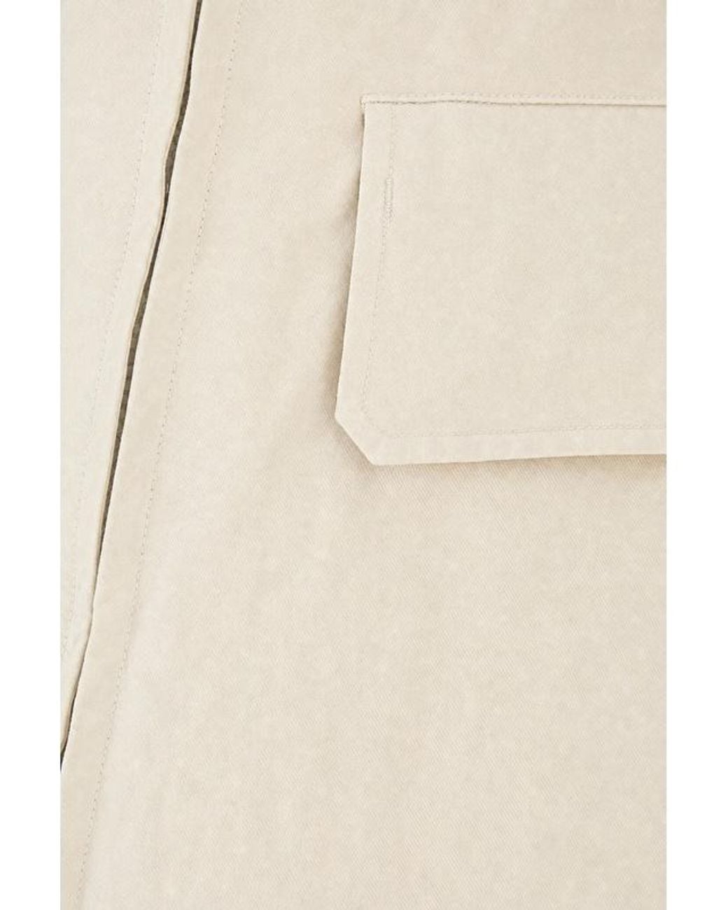C P Company Natural Goggle-Detail Drawstringd Jacket for men