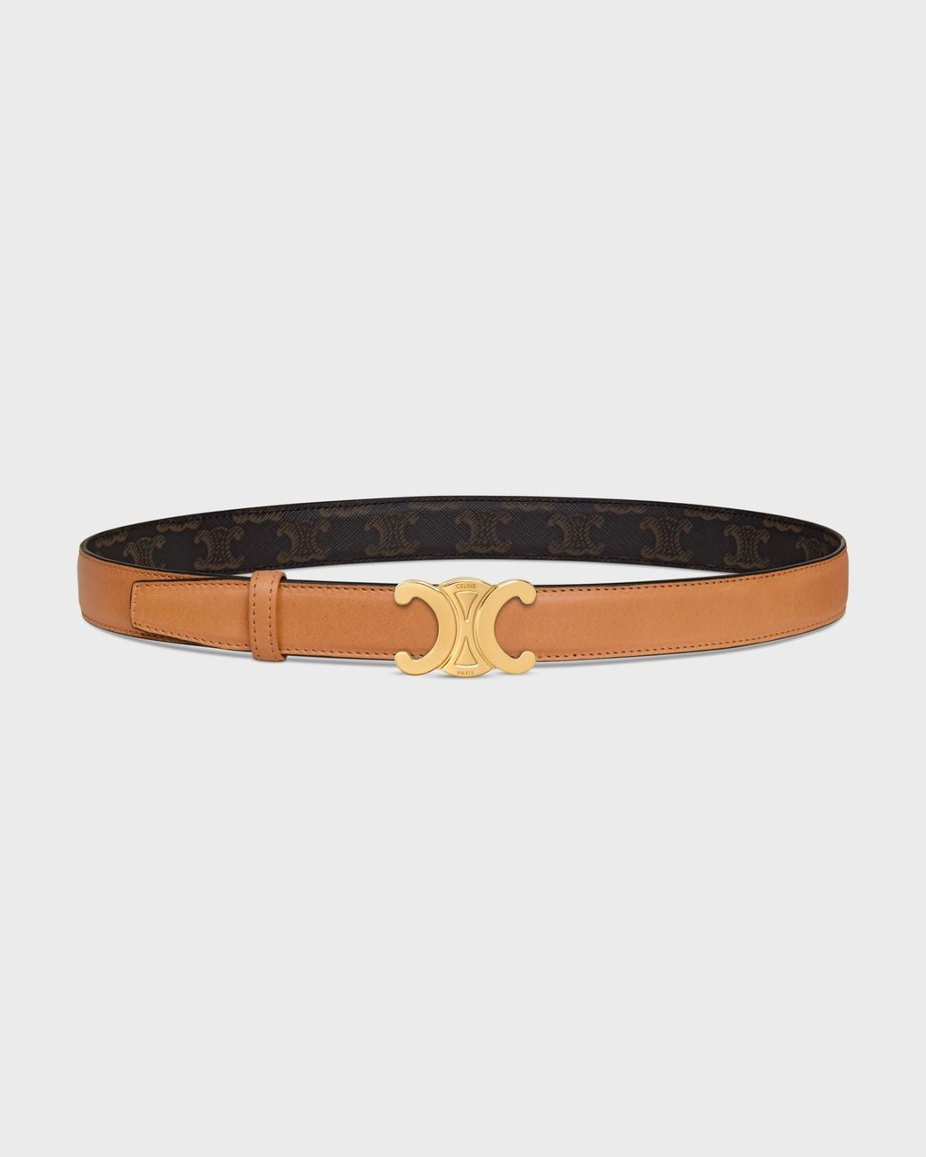 Céline Multicolor Triomphe Buckle 25 Mm Reversible Belt