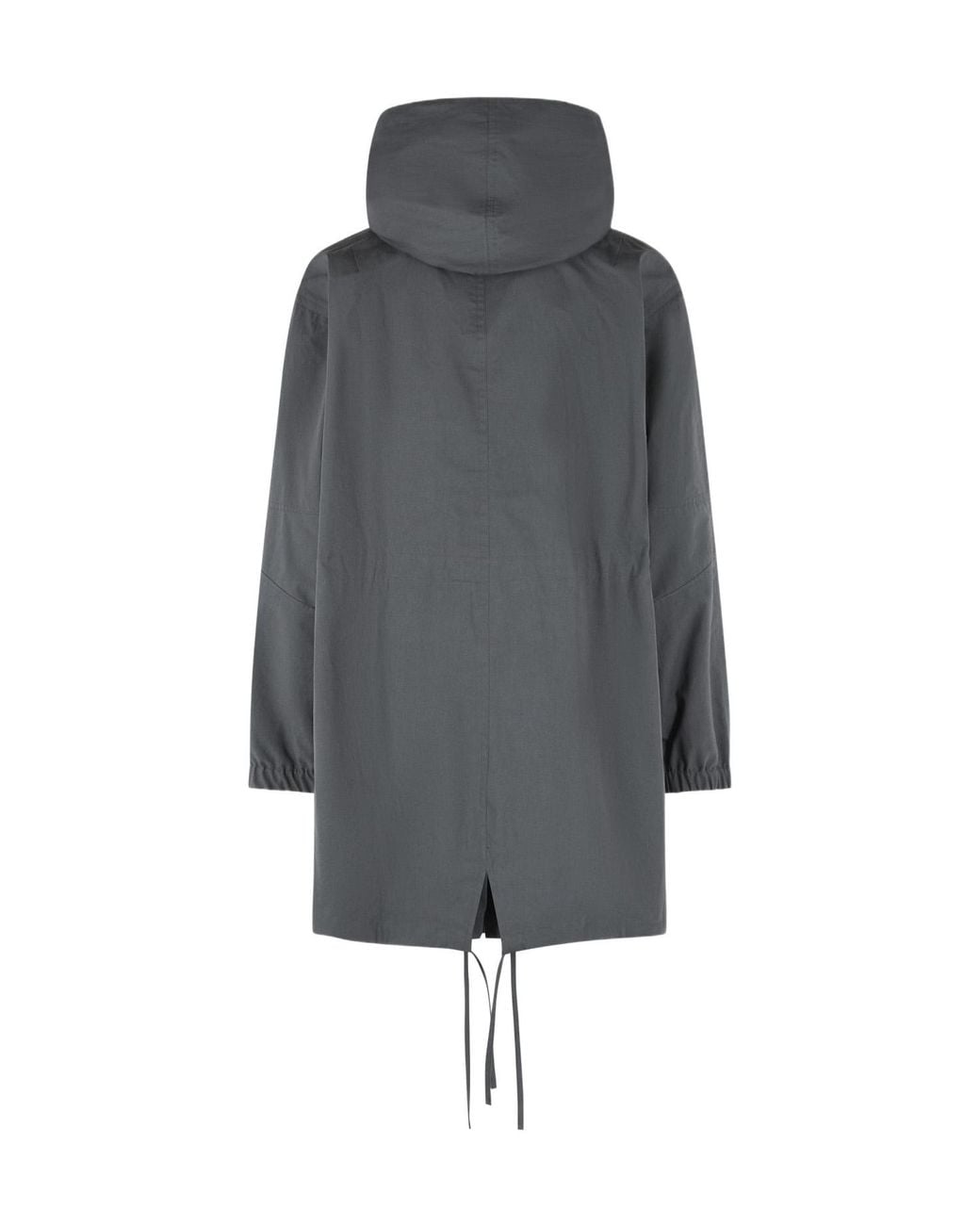 Dries Van Noten Gray Voxer Hooded Parka for men