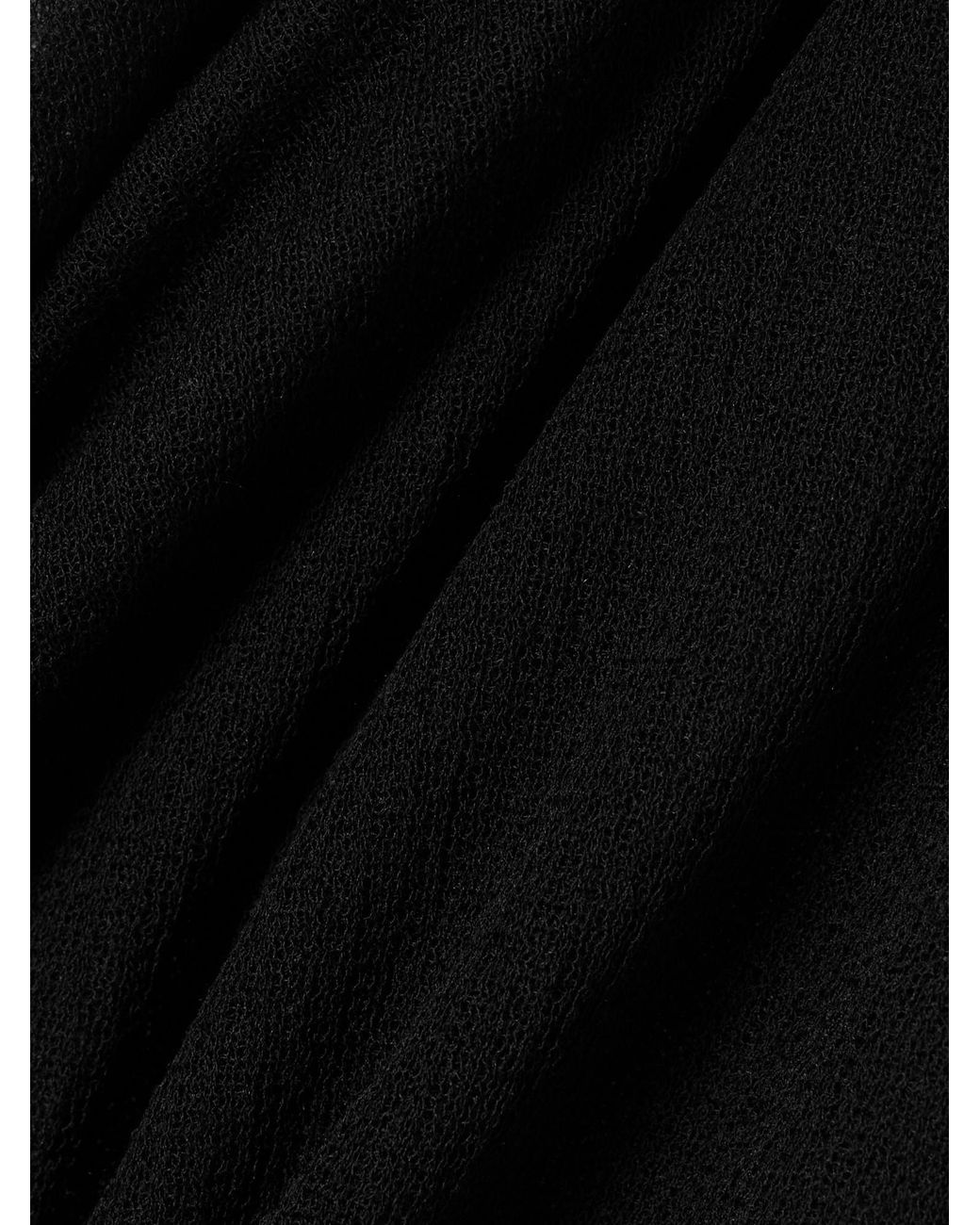 Ssstein Black Crew Neck Long-Sleeved Knitwear for men