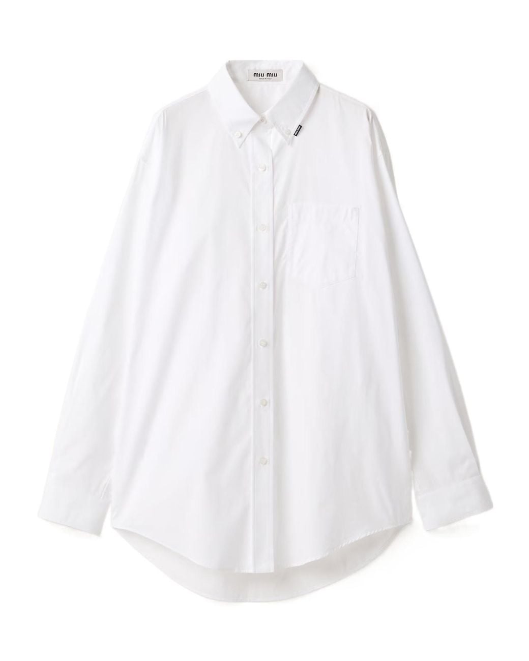 Miu Miu White Cotton Shirt