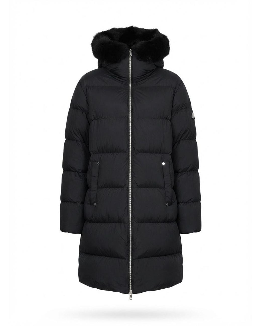 Moose Knuckles Black Belle Dune Padded Coat
