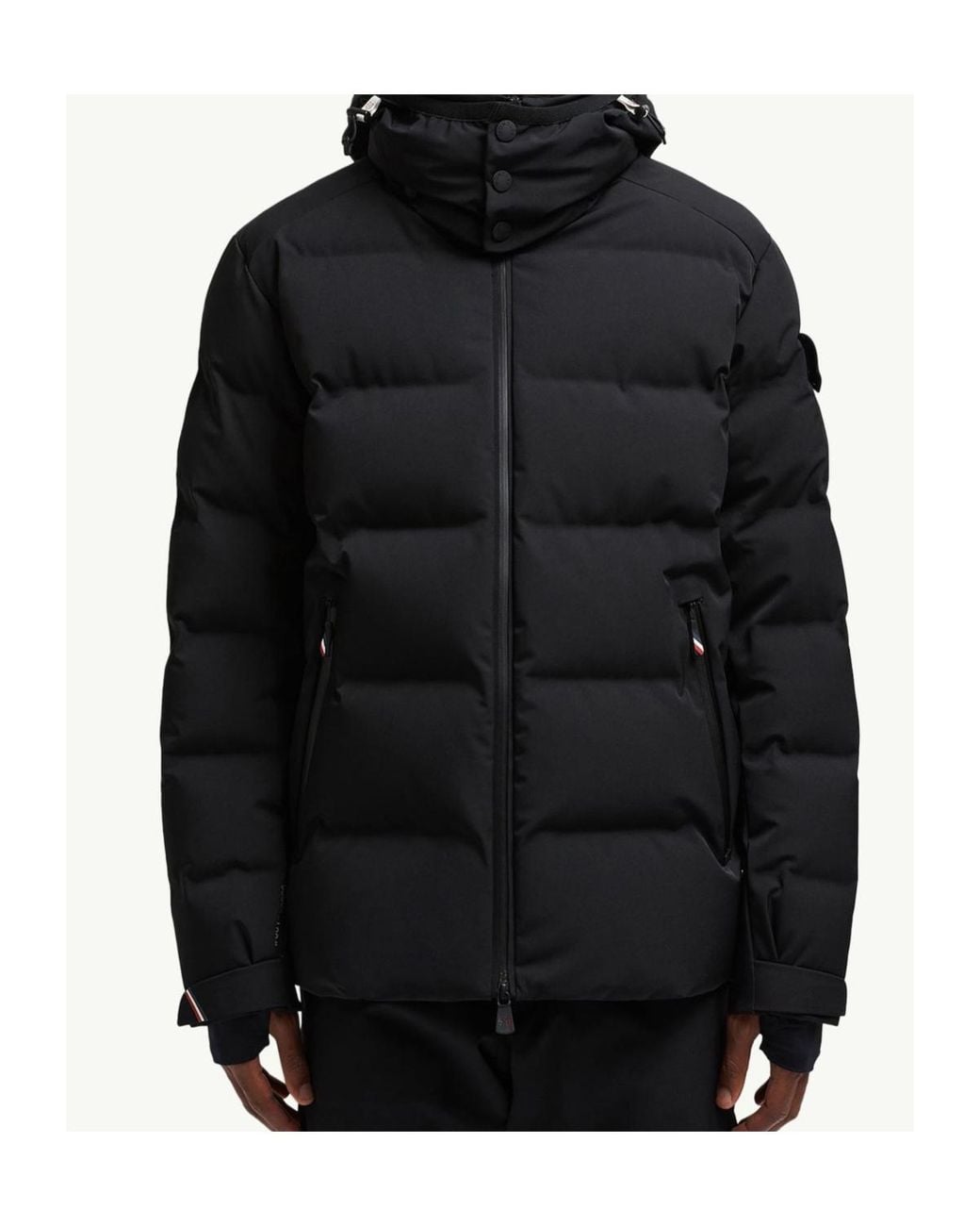 Moncler Black Grenoble Montgetech Hooded Insulated Ski Jacket for men