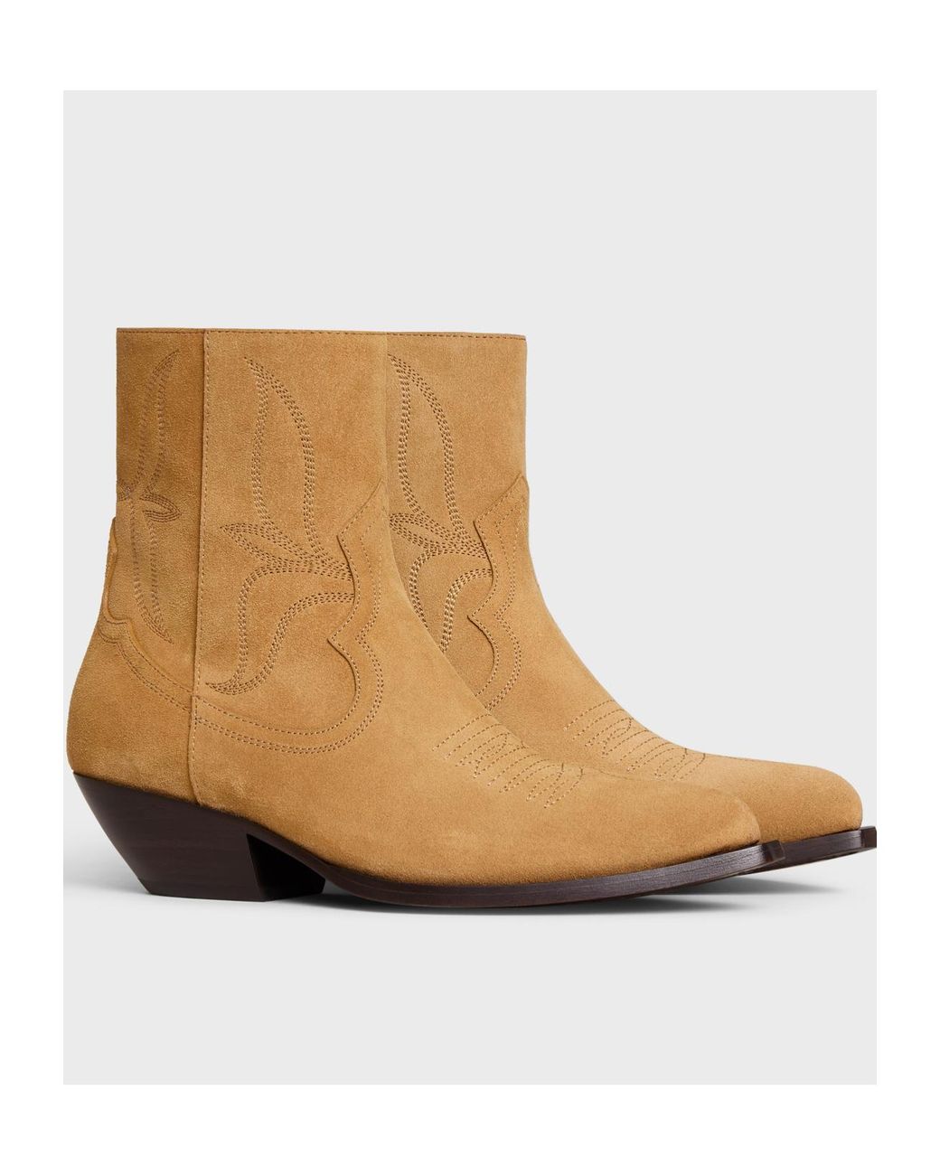 Céline Brown Leon Zipped Boot