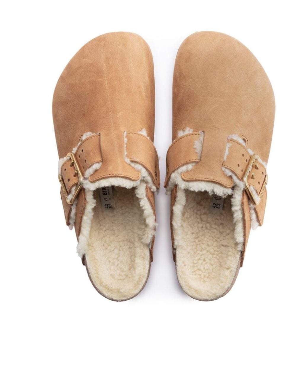 Birkenstock Brown Boston Bold Slippers for men